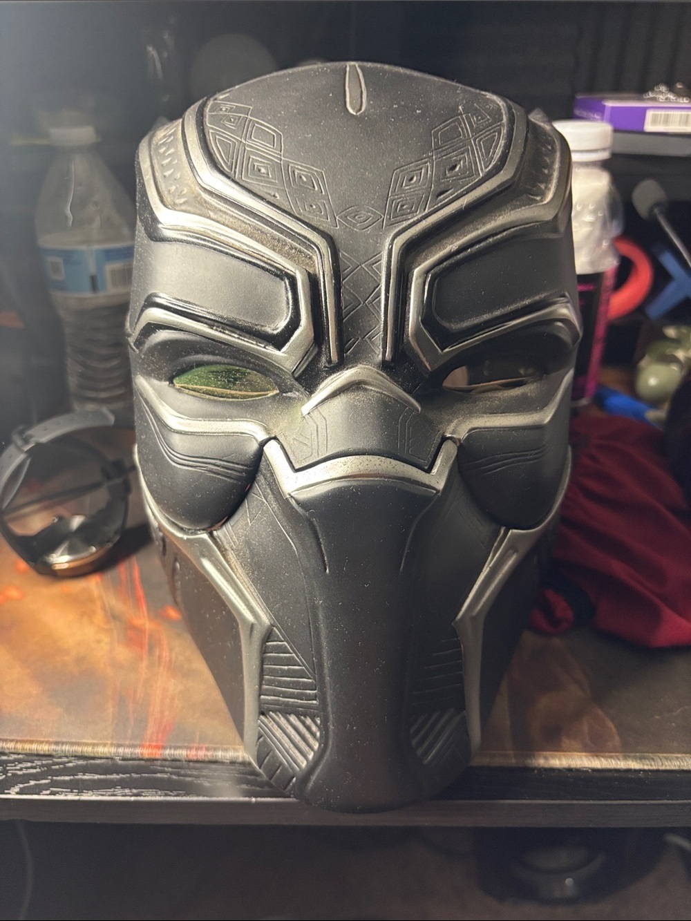 Black Panther Style VR/AR Protective Mask - Black
